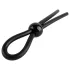 Pulselock Forge - anillo para el pene tipo lazo ajustable de silicona (negro)