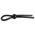 Pulselock Forge - anillo para el pene tipo lazo ajustable de silicona (negro)