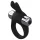 Pulselock Vantr - anillo vibrador para el pene con conejito (negro) - 30 mm