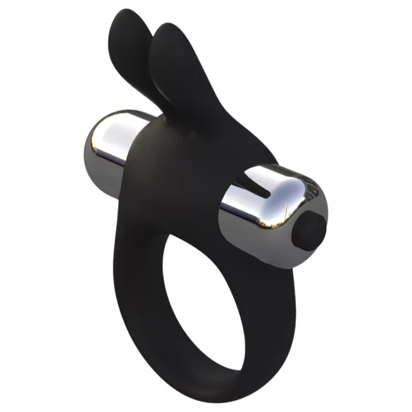 Pulselock Vantr - anillo vibrador para el pene con conejito (negro) - 30 mm