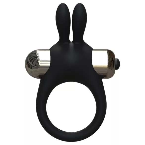 Pulselock Vantr - anillo vibrador para el pene con conejito (negro) - 30 mm
