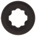 Pulselock Cocktura - anillo para el pene de silicona con lunares (negro) - 27 mm