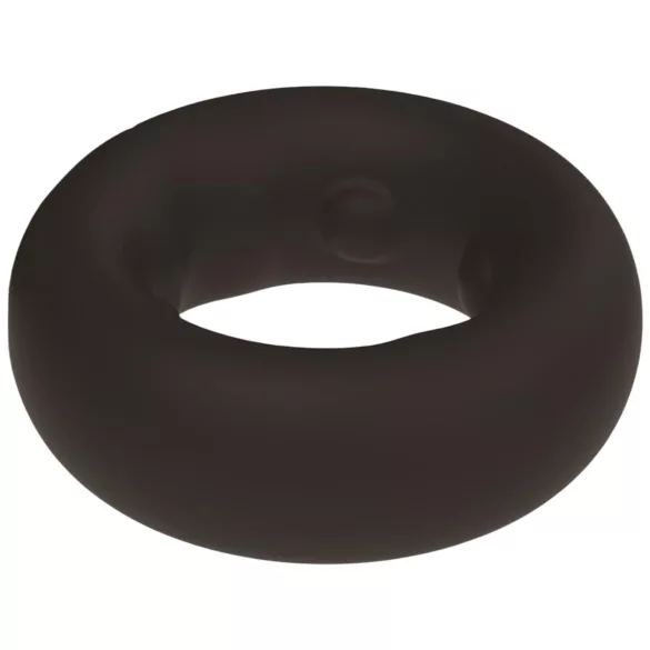 Pulselock Cocktura - anillo para el pene de silicona con lunares (negro) - 27 mm