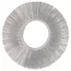 Pulselock Cocktura - anillo para el pene de TPE acanalado (transparente) - 19 mm