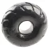 Pulselock Forge - anillo para el pene de TPE con diseño de rueda (negro) - 19 mm