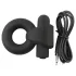 Pulselock Vantr - anillo vibrador recargable para pene y testículos (negro) - 25 mm
