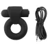 Pulselock Vantr - anillo vibrador recargable para pene y testículos (negro) - 25 mm