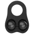 Pulselock Taur - anillo peneano de silicona con bolas lastradas (negro)