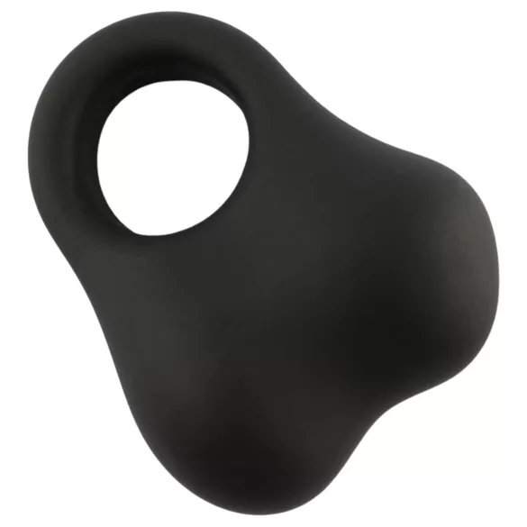 Pulselock Taur - anillo peneano de silicona con bolas lastradas (negro)