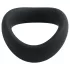 Pulselock Cocktura - anillo peneano retorcido de silicona (negro) - 5 cm