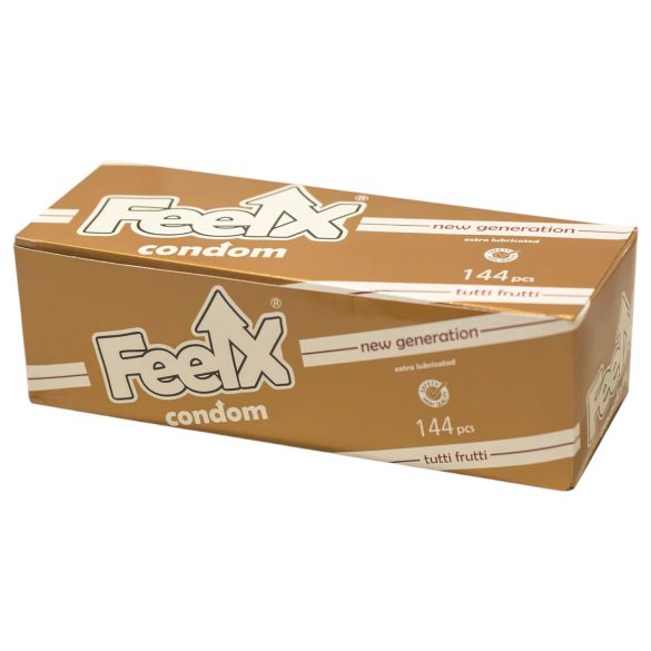 FeelX - preservativo - sabor tutti frutti - caja 144 unidades