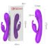 Solitaria - Vibrador lila con brazo para punto G y clítoris
