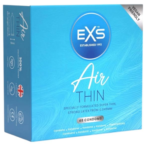 EXS Air Thin - preservativo de látex ultrafino - 48 unidades