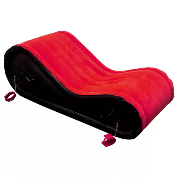 Magic Pillow - Mueble sexual hinchable BDSM - con esposas - grande rojo