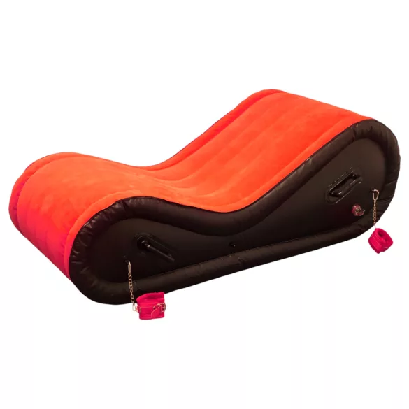 Magic Pillow - Mueble sexual hinchable BDSM - con esposas - grande rojo