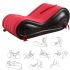 Almohada Mágica Inflable BDSM con Esposas - Grande (Rojo)