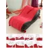 Magic Pillow - Mueble sexual hinchable BDSM - con esposas - grande rojo