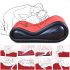 Almohada Mágica Inflable BDSM con Esposas - Grande (Rojo)