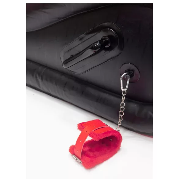 Magic Pillow - Mueble sexual hinchable BDSM - con esposas - grande rojo