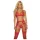 Mapalé - conjunto de lencería con liguero - rojo - M/L