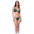 Mapalé - conjunto lencería sujetador y tanga floral encaje verde