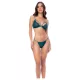 Mapalé - conjunto lencería sujetador y tanga floral encaje verde - L/XL
