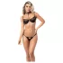 Conjunto de lencería Mapalé con tirantes (negro)