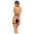 Rene Rofe Rassel Tassel - arnés y tanga decorativo (negro) - S-L