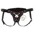 ZADO - arnés de cuero negro ajustable S-L