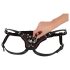 ZADO - arnés de cuero negro ajustable S-L