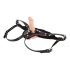 ZADO - arnés de cuero negro ajustable S-L