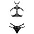 ZADO - Set de cuero con arnés (negro) - L/XL