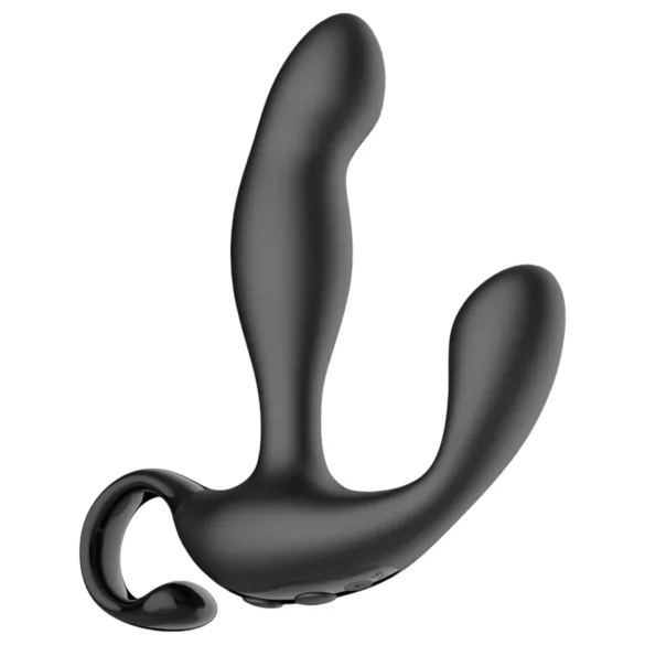Funny Me Finger Wiggle - vibrador prostático con mando (negro)