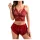 JSY 058 - conjunto de lencería erótica - rojo (L-XL)