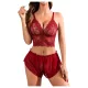 JSY 058 - conjunto de lencería erótica - rojo (L-XL)