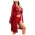 JSY 058 - conjunto de lencería erótica - rojo (L-XL)