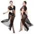 JSY 065 - conjunto babydoll negro (XL-2XL)