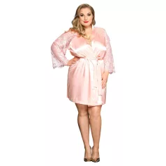 JSY 067 - conjunto babydoll rosa (XL-2XL)