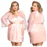 JSY 067 - conjunto babydoll rosa (XL-2XL)
