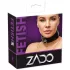 ZADO - collar de cuero - negro