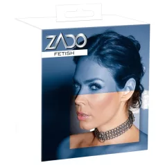 ZADO - collar BDSM con cadena metálica - plata