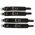 ZADO - set de ataduras para cama - cuero negro