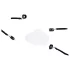 ZADO - set de ataduras para cama - cuero negro
