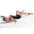 ZADO - set de ataduras para cama - cuero negro