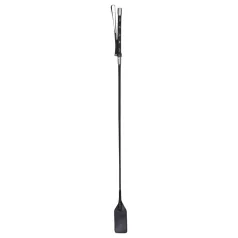 Paleta azotadora de cuero negro