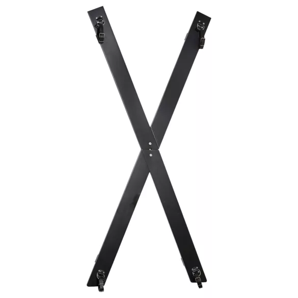 ZADO - Cruz de San Andrés para pared - set de inmovilización - negro
