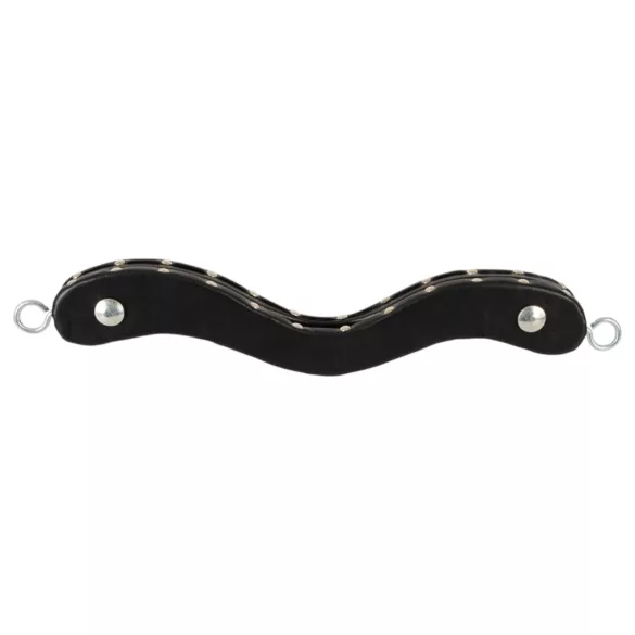 ZADO - cepo para testículos con revestimiento de cuero (negro)