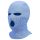 Balaclava azul: máscara tejida con 3 aberturas