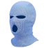 Balaclava azul: máscara tejida con 3 aberturas