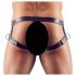 Svenjoyment - Arnés con anillo para pene (negro) - Talla M/L